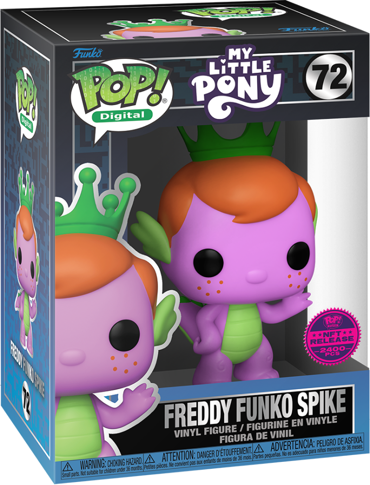 FREDDY FUNKO SPIKE #72 (ROYALTY NFT/LE 2400 EXCLUSIVE STICKER) (MY LITTLE PONY) FUNKO POP