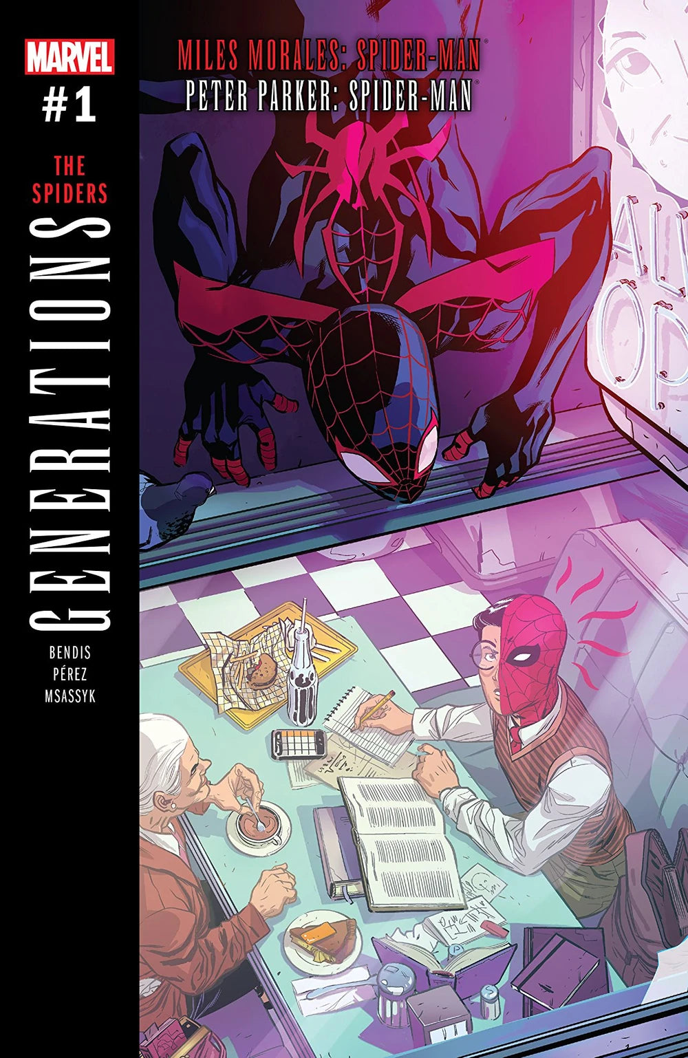 MARVEL COMICS GENERATIONS: MILES MORALES SPIDER-MAN & PETER PARKER SPIDER-MAN ISSUE #1 (ONE-SHOT) (NOV 2017) (📌 CONDITION 9.5)