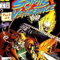 MARVEL COMICS GHOST RIDER / BLAZE: SPIRITS OF VENGEANCE ISSUE #1 (AUG 1992) (📌 CONDITION 8.0)