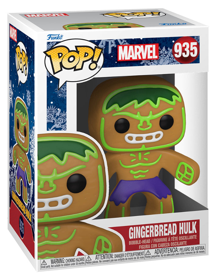 FUNKO POP! MARVEL GINGERBREAD HULK #935
