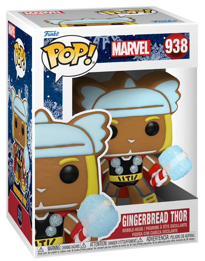 FUNKO POP! MARVEL GINGERBREAD THOR #938 (📌CONDITION 4.5)