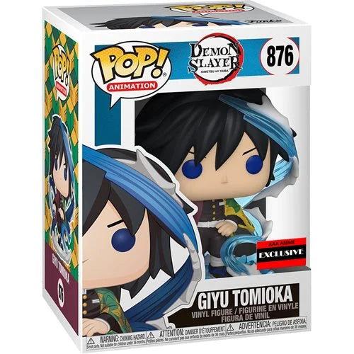 FUNKO POP! ANIMATION DEMON SLAYER: GIYU TOMIOKA #876 (AAA EXCLUSIVE STICKER)