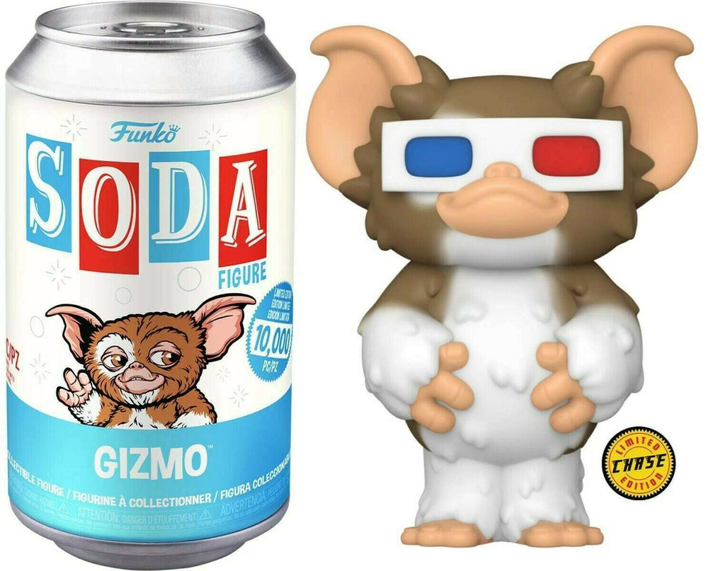 FUNKO SODA! MOVIES GREMLINS: GIZMO W/ 3D GLASSES (LE 1,600) (CHASE / NOT SEALED) (📌 CONDITION 9.5)