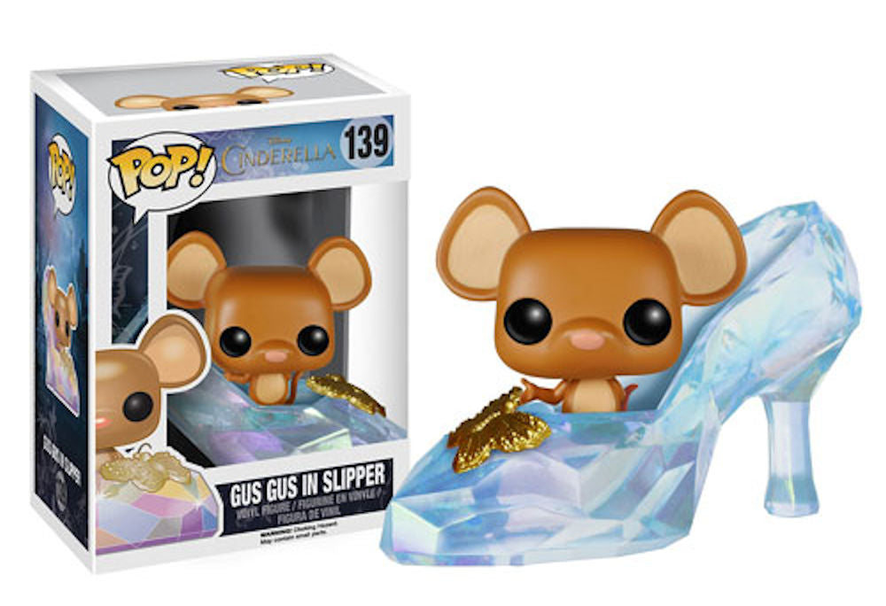 FUNKO POP! DISNEY CINDERELLA: GUS GUS IN SLIPPER #139 (📌CONDITION 7.5)