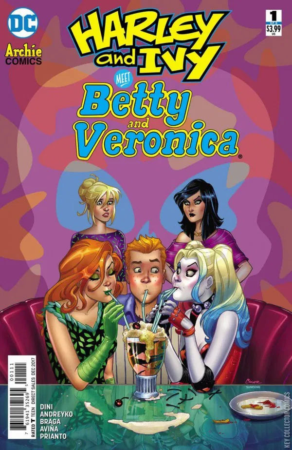 DC COMICS HARLEY & IVY MEET BETTY & VERONICA ISSUE #1 (MINI-SERIES) (DEC 2017) (📌 CONDITION 9.0/9.5)