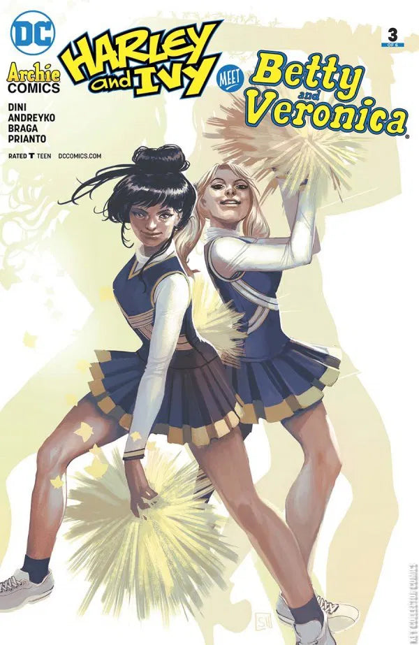 DC COMICS HARLEY & IVY MEET BETTY & VERONICA ISSUE #3 (MINI-SERIES) (STEPHANIE HANS VARIANT COVER) (FEB 2018) (📌 CONDITION 9.5)