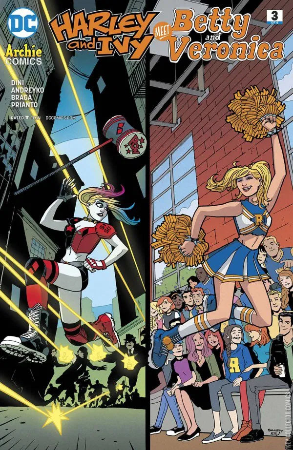 DC COMICS HARLEY & IVY MEET BETTY & VERONICA ISSUE #3 (MINI-SERIES) (FEB 2018) (📌 CONDITION 9.5)