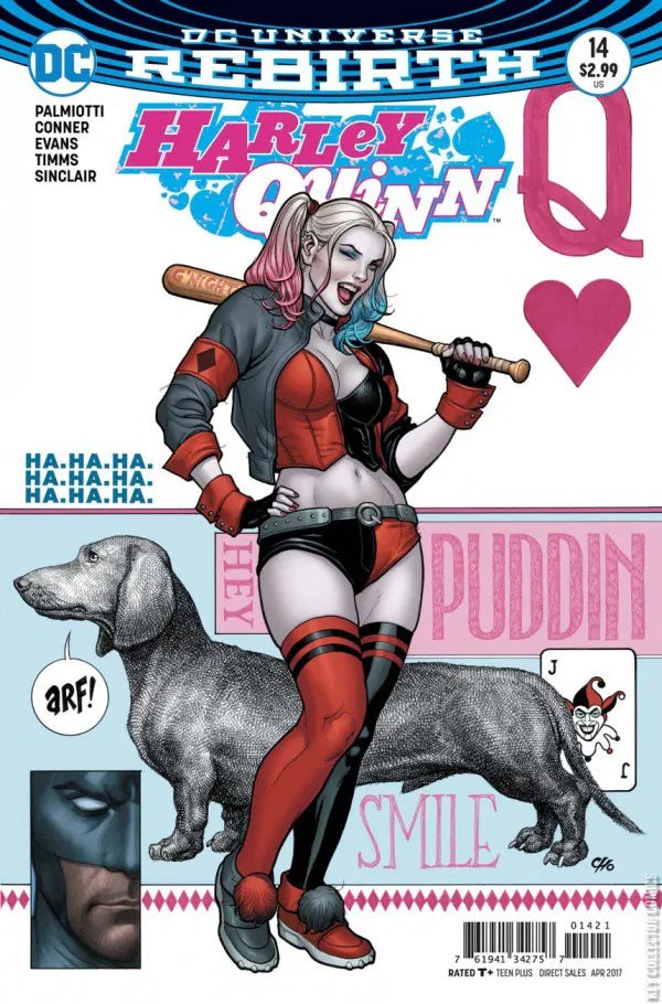DC COMICS HARLEY QUINN VOL. 3 ISSUE #14 (FRANK CHO VARIANT COVER) (1ST APPEARANCE OF ZORCROM) (APR 2017) (🔑 KEY ISSUE) (📌 CONDITION 9.5)