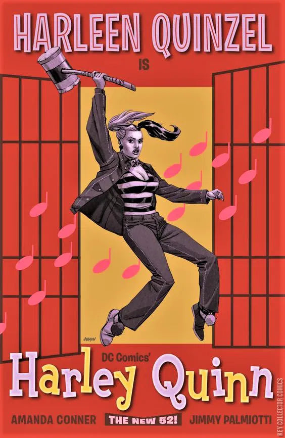 DC COMICS HARLEY QUINN VOL. 2 ISSUE #16 (DAVE JOHNSON MOVIE POSTER VARIANT COVER / JAILHOUSE ROCK) (JUNE 2015) (📌 CONDITION 8.5/9.0)
