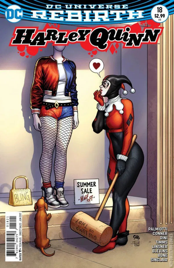 DC COMICS HARLEY QUINN VOL. 3 ISSUE #18 (FRANK CHO VARIANT COVER) (JUNE 2017) (📌 CONDITION 9.0/9.5)