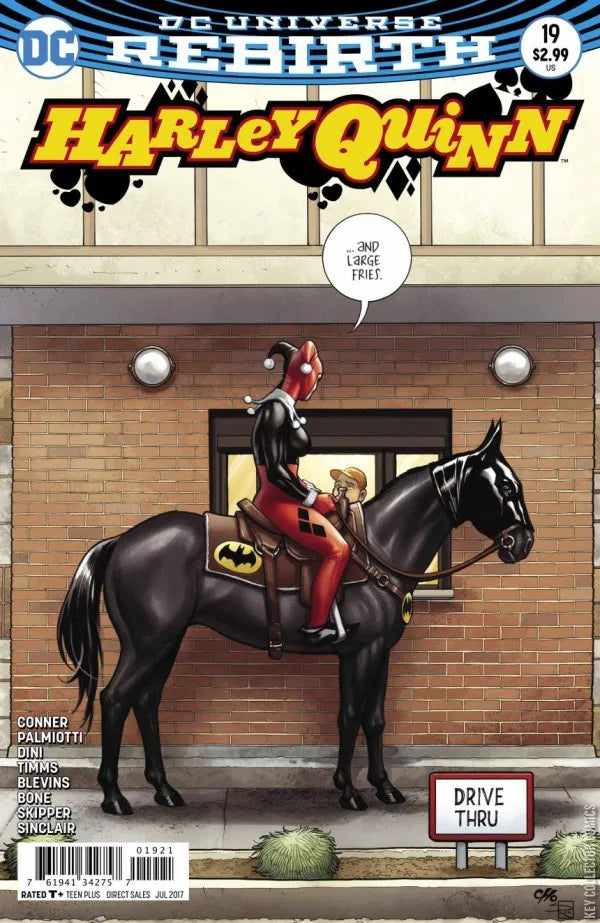 DC COMICS HARLEY QUINN VOL. 3 ISSUE #19 (FRANK CHO VARIANT COVER) (JULY 2017) (📌 CONDITION 9.5)