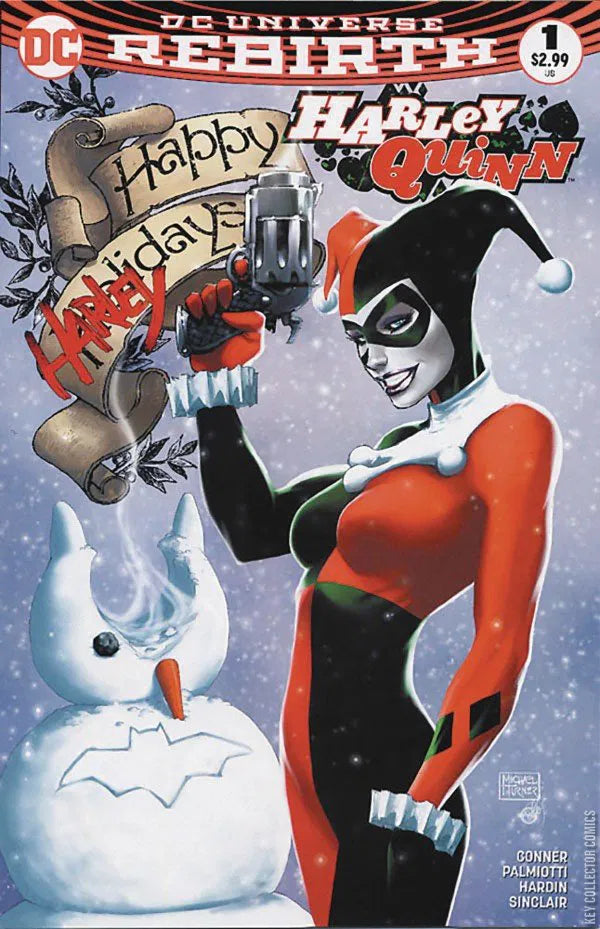 DC COMICS HARLEY QUINN VOL. 3 ISSUE #1 (ASPEN COMICS EXCLUSIVE / MICHAEL TURNER & PETER STEIGERWALD HOLIDAY VARIANT COVER) (OCT 2016) (📌 CONDITION 9.0/9.5)