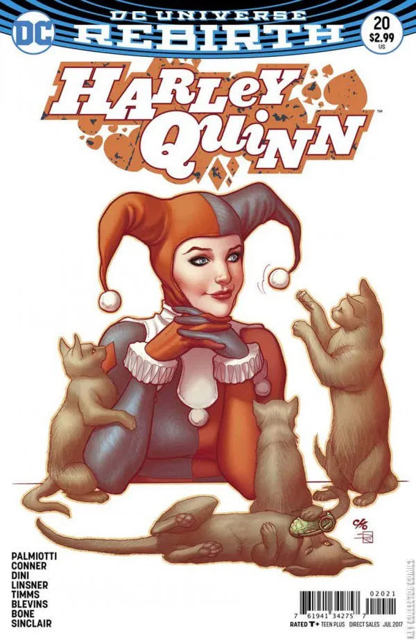 DC COMICS HARLEY QUINN VOL. 3 ISSUE #20 (FRANK CHO VARIANT COVER) (JULY 2017) (📌 CONDITION 9.5)