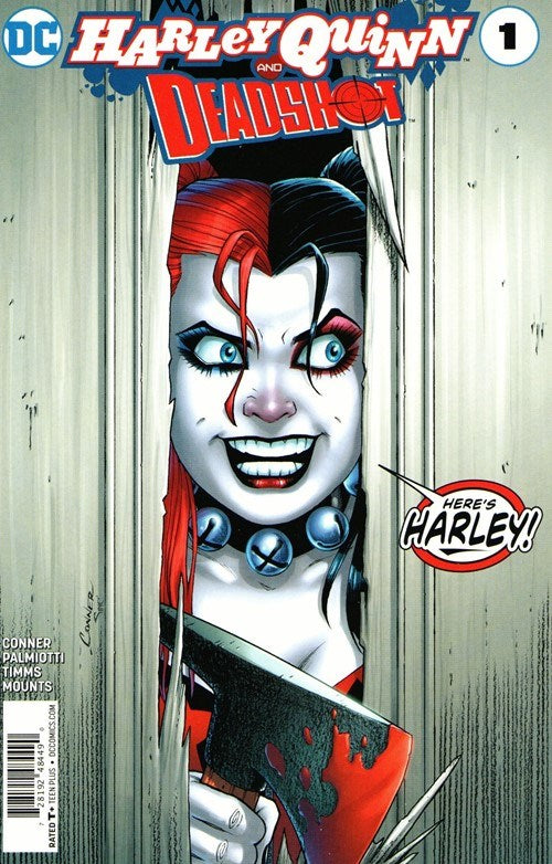 DC COMICS HARLEY QUINN VOL. 2 ISSUE #21 (WALMART EXCLUSIVE / SHINING HOMAGE / AMANDA CONNER VARIANT COVER / SAYS #1 INTERIOR IS #21) (SEPT 2016) (📌 CONDITION 8.0)