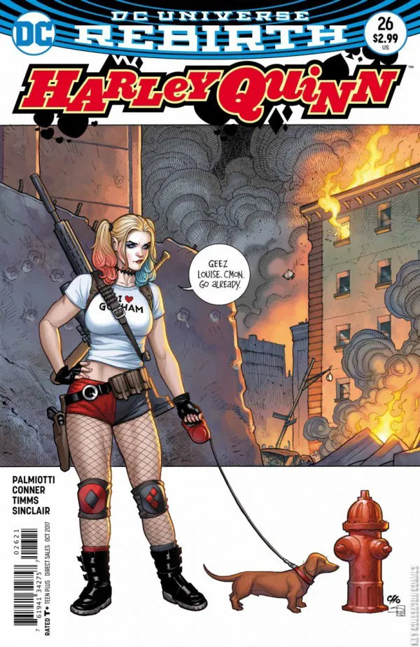 DC COMICS HARLEY QUINN VOL. 3 ISSUE #26 (FRANK CHO VARIANT COVER) (OCT 2017) (📌 CONDITION 9.5)