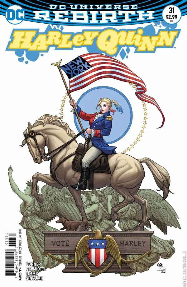 DC COMICS HARLEY QUINN VOL. 3 ISSUE #31 (FRANK CHO VARIANT COVER) (JAN 2018) (📌 CONDITION 9.5)