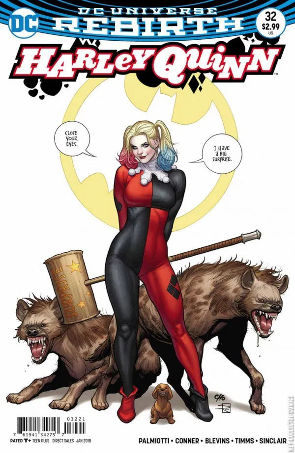 DC COMICS HARLEY QUINN VOL. 3 ISSUE #32 (FRANK CHO VARIANT COVER) (JAN 2018) (📌 CONDITION 8.0)
