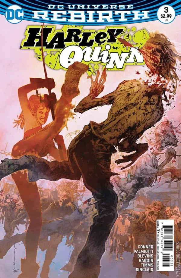 DC COMICS HARLEY QUINN VOL. 3 ISSUE #3 (BILL SIENKIEWICZ VARIANT COVER) (NOV 2016) (📌 CONDITION 9.5)