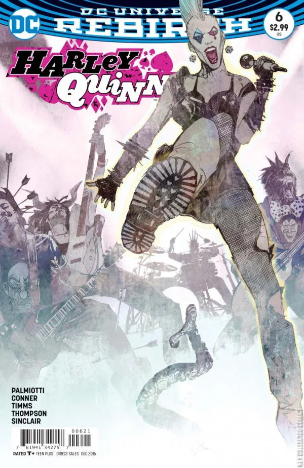 DC COMICS HARLEY QUINN VOL. 3 ISSUE #6 (BILL SIENKIEWICZ VARIANT COVER) (DEC 2016) (📌 CONDITION 8.5/9.0)