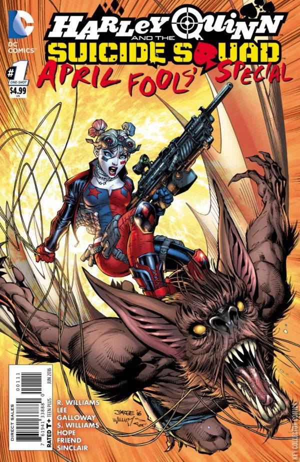 DC COMICS HARLEY QUINN & THE SUICIDE SQUAD: APRIL FOOL'S SPECIAL ISSUE #1 (ONE-SHOT) (JUNE 2016) (📌 CONDITION 8.5/9.0)