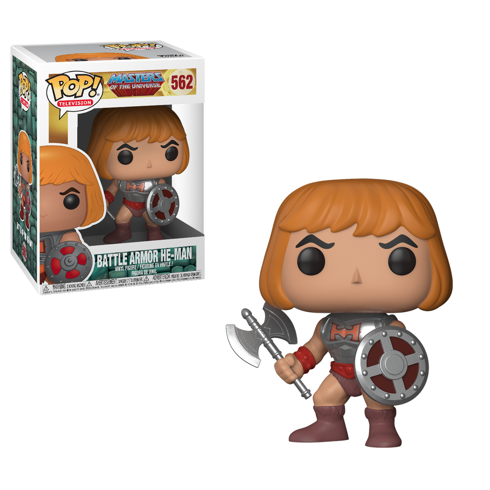 FUNKO POP! TELEVISION MASTERS OF THE UNIVERSE: BATTLE ARMOR HE-MAN #562 (MOTU) (📌CONDITION 8.5/9.0)