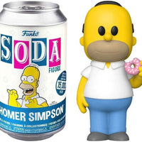 FUNKO SODA! TELEVISION THE SIMPSONS: HOMER SIMPSON W/ DOUGHNUT (LE 12,500) (COMMON / NOT SEALED) (📌 CONDITION 9.5)