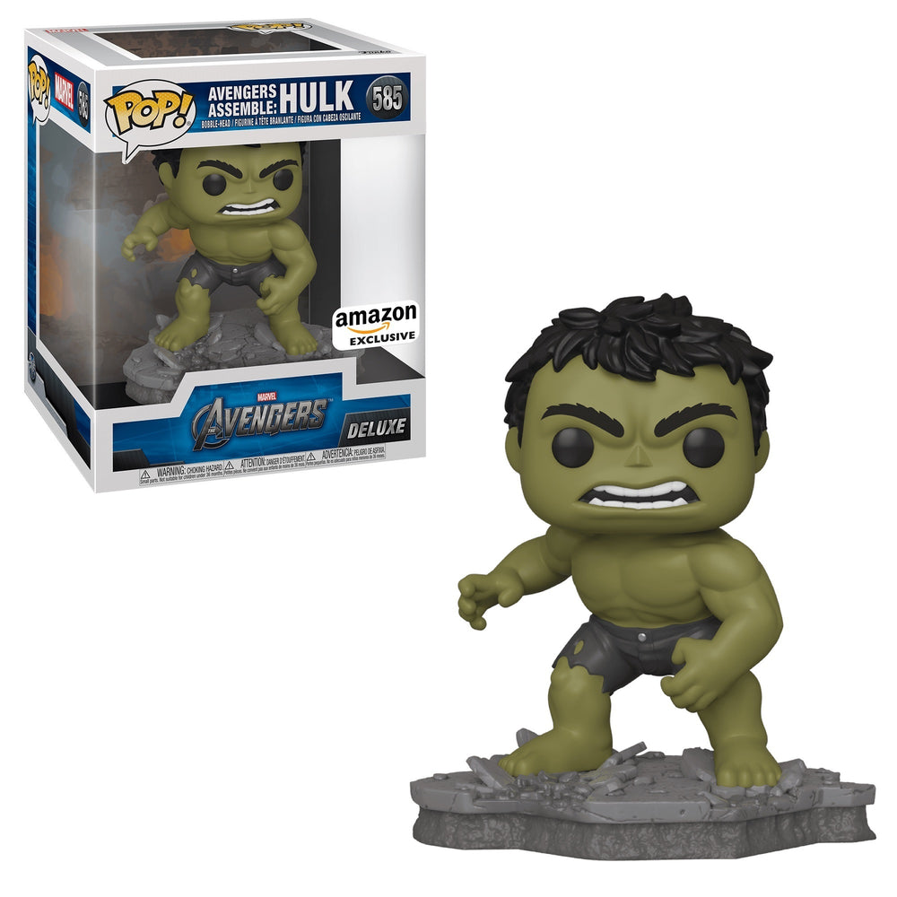 FUNKO POP! MARVEL AVENGERS ASSEMBLE: HULK #585 (6 INCH) (AMAZON EXCLUSIVE STICKER)