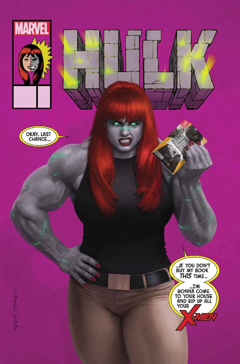 MARVEL COMICS HULK VOL. 4 ISSUE #7 (RAHZZAH MARY JANE VARIANT COVER) (AUG 2017) (📌CONDITION 9.5)