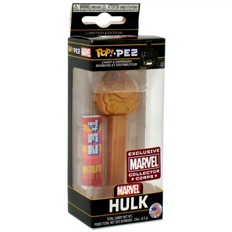 Pop Pez Marvel Hulk Gold Marvel Collector Corps