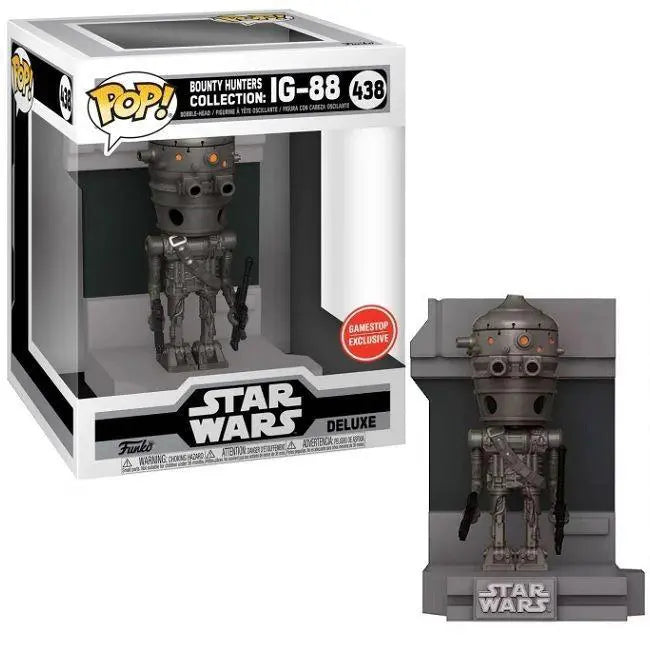 IG-88 #438 (6 INCH) (BOUNTY HUNTER COLLECTION) (GAMESTOP EXCLUSIVE STICKER) (STAR WARS) FUNKO POP