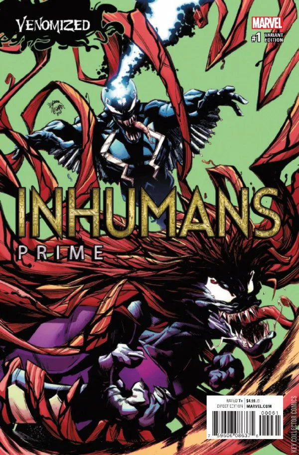 MARVEL COMICS INHUMANS: PRIME ISSUE #1 (ONE-SHOT) (VENOMIZED VARIANT COVER) (MAY 2017) (📌 CONDITION 9.5)