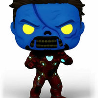 FUNKO POP! MARVEL WHAT IF...?: ZOMBIE IRON MAN (GLOW) #944 (AMAZON EXCLUSIVE STICKER) (📌CONDITION 9.5)