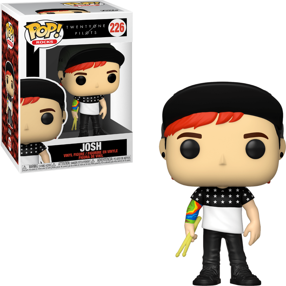FUNKO POP! ROCKS TWENTY ONE PILOTS: JOSH #226 (📌 CONDITION 8.5/9.0)