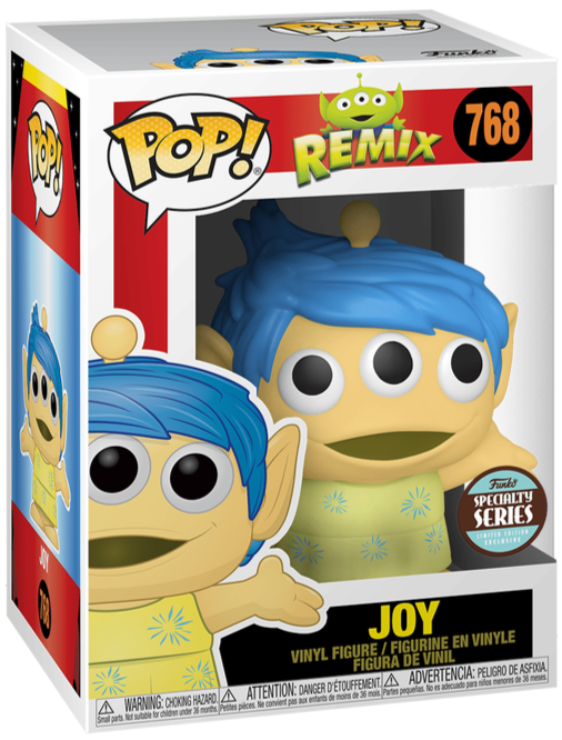 FUNKO POP! DISNEY TOY STORY / INSIDE OUT: ALIEN AS JOY (REMIX