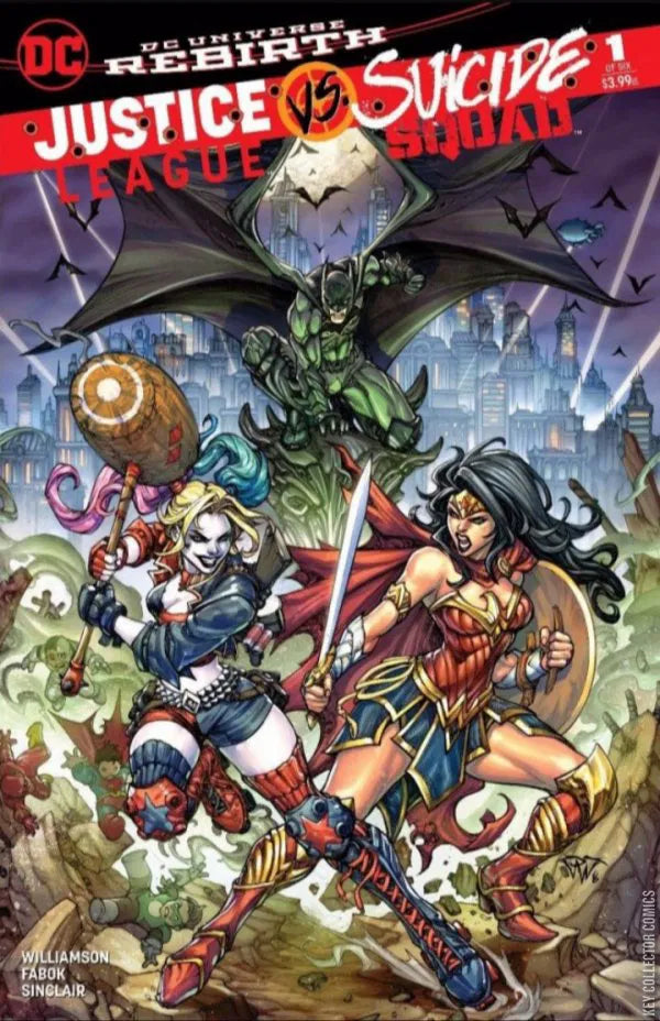 DC COMICS JUSTICE LEAGUE VS. SUICIDE SQUAD ISSUE #1 (LE 3,000) (ISLANDER COMICS EXCLUSIVE / PAOLO PANTALENA VARIANT COVER) (MINI-SERIES) (FEB 2017) (📌 CONDITION 9.5)