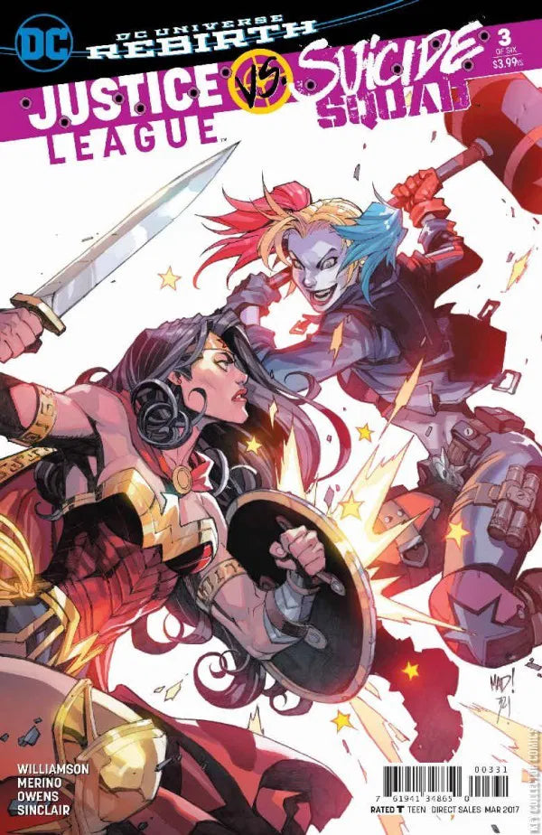 DC COMICS JUSTICE LEAGUE VS. SUICIDE SQUAD ISSUE #3 (JOE MADUREIRA VARIANT COVER) (MINI-SERIES) (MAR 2017) (📌 CONDITION 9.5)
