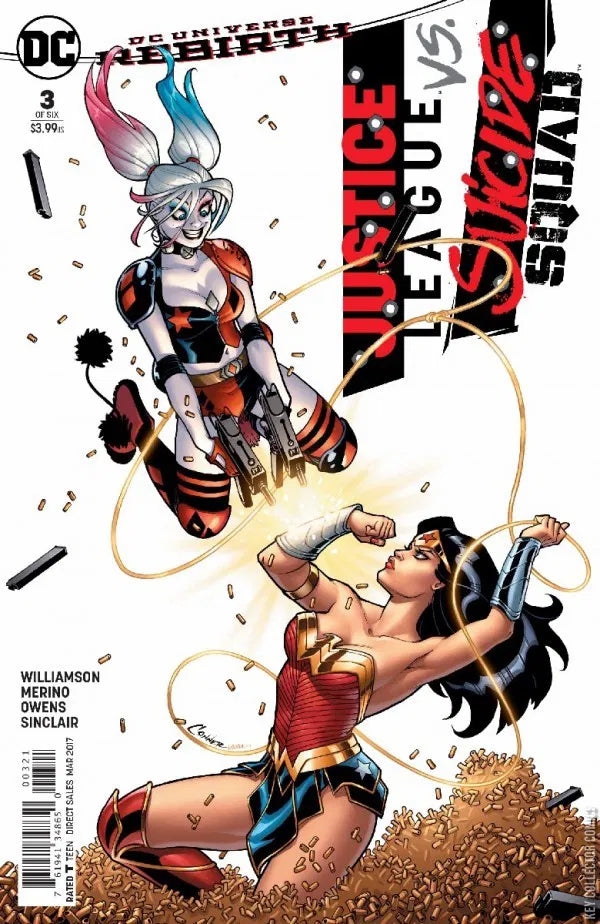 DC COMICS JUSTICE LEAGUE VS. SUICIDE SQUAD ISSUE #3 (AMANDA CONNER VARIANT COVER) (MINI-SERIES) (MAR 2017) (📌 CONDITION 9.5)