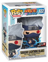 
              FUNKO POP! ANIMATION NARUTO SHIPPUDEN: KAKASHI (LIGHTNING BLADE) #822 (GAMESTOP EXCLUSIVE STICKER) (📌CONDITION 9.0/9.5)
            