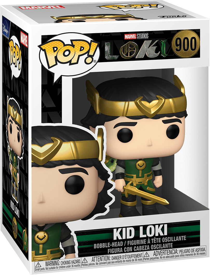 FUNKO POP! MARVEL LOKI TV SHOW: KID LOKI #900 (📌CONDITION 8.0)