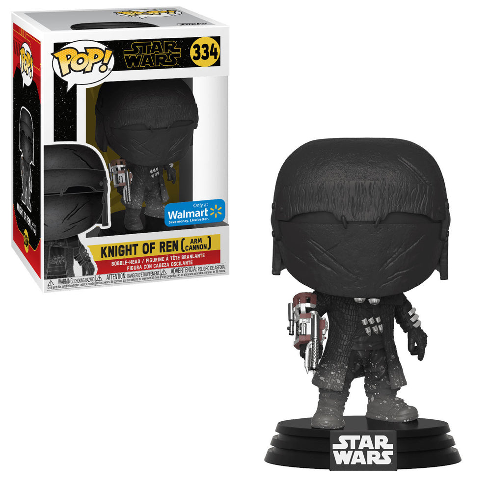 FUNKO POP! STAR WARS THE RISE OF SKYWALKER: KNIGHT OF REN (ARM CANNON) #334 (WALMART EXCLUSSIVE STICKER)