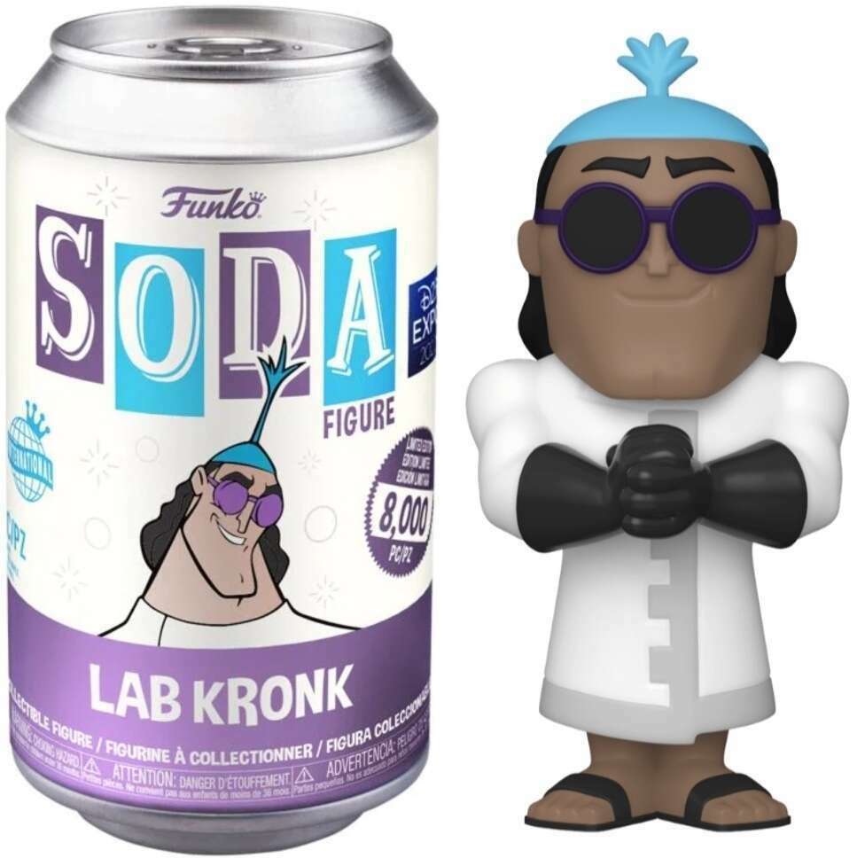 FUNKO SODA! DISNEY THE EMPEROR'S NEW GROOVE: LAB KRONK (LE 6,700) (INTERNATIONAL) (COMMON / NOT SEALED) (2022 D23 EXPO EXCLUSIVE) (📌 CONDITION 9.5)