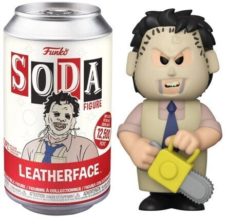 FUNKO SODA! THE TEXAS CHAINSAW MASSACRE: LEATHERFACE (COMMON / NOT SEALED) (LE 10,500) (📌 CONDITION 8.5/9.0)