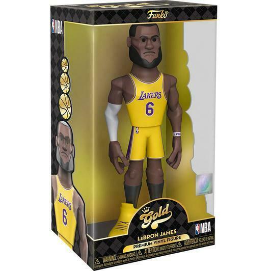 FUNKO GOLD! NBA BASKETBALL LOS ANGELES LAKERS: LEBRON JAMES (12 INCH) (YELLOW UNIFORM)