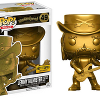 FUNKO POP! ROCKS MOTORHEAD: LEMMY KILMISTER (RAINBOW BAR AND GRILL STATUE EDITION) #49 ( HOT TOPIC EXCLUSIVE STICKER) (📌CONDITION 9.0/9.5)