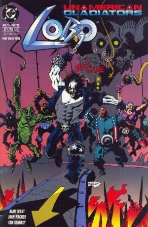 DC COMICS LOBO: UNAMERICAN GLADIATORS ISSUE #1 (MINI SERIES) (JUNE 1993)