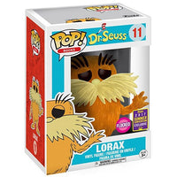 FUNKO POP! BOOKS DR. SEUSS: FLOCKED LORAX #11 (2017 SUMMER CONVENTION STICKER) (📌CONDITION 9.5)