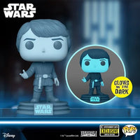 
              FUNKO POP! STAR WARS HOLOGRAPHIC LUKE SKYWALKER #615 (GLOW) (ENTERTAINMENT EARTH EXCLUSIVE STICKER)
            