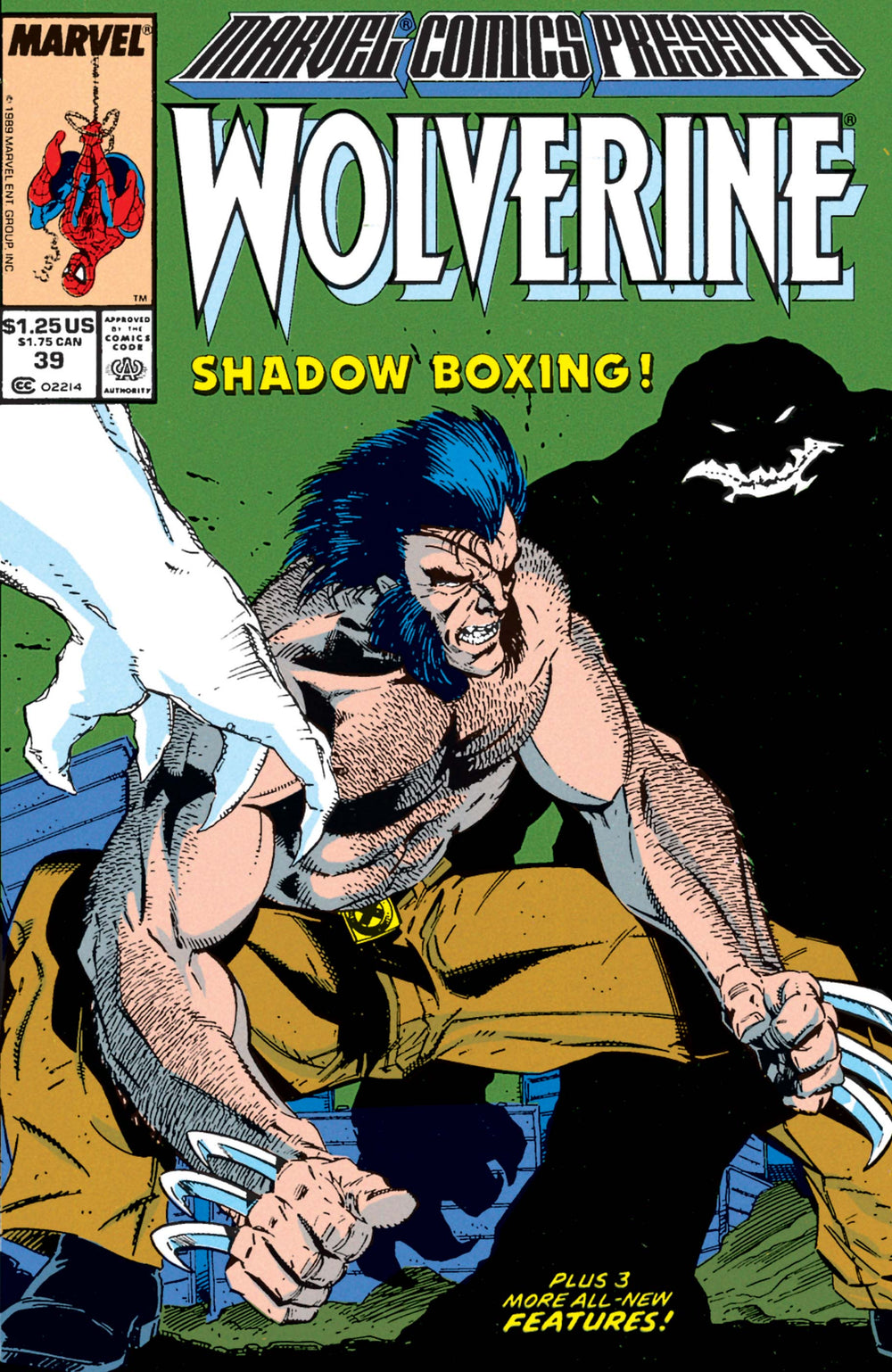 MARVEL COMICS MARVEL COMICS PRESENTS VOL. 1 ISSUE #39 (WOLVERINE) (DIRECT EDITION) (JAN 1990) (📌 CONDITION 6.5/7.0)