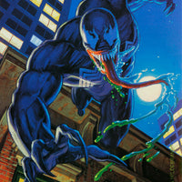 MARVEL MASTERPRINTS - VENOM / WOLVERINE / CAPTAIN AMERICA / WAR MACHINE (SET OF 4) (FLEER CORP) (OVERSIZED CARDS) (SIZE 6.5 X 10) (1994)
