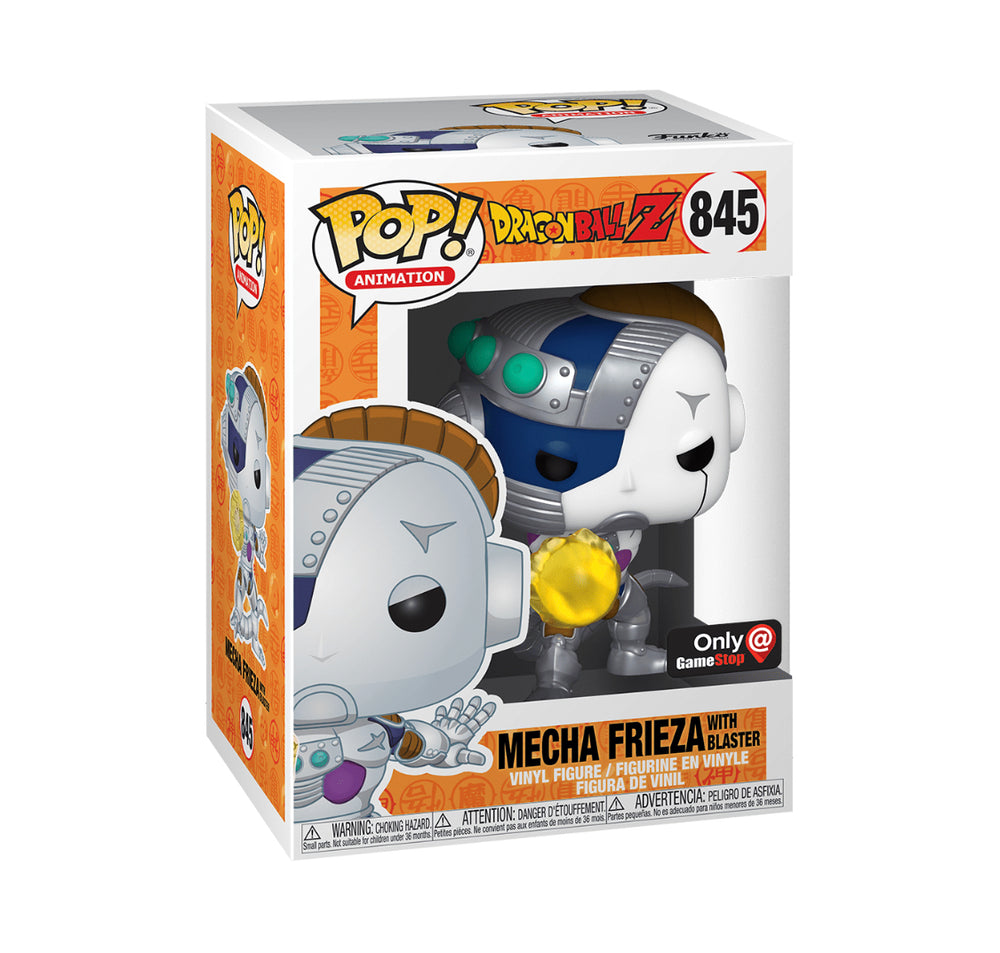 FUNKO POP! ANIMATION DRAGON BALL Z: MECHA FRIEZA W/ BLASTER #845 (GAMESTOP EXCLUSIVE STICKER) (📌CONDITION 8.0)